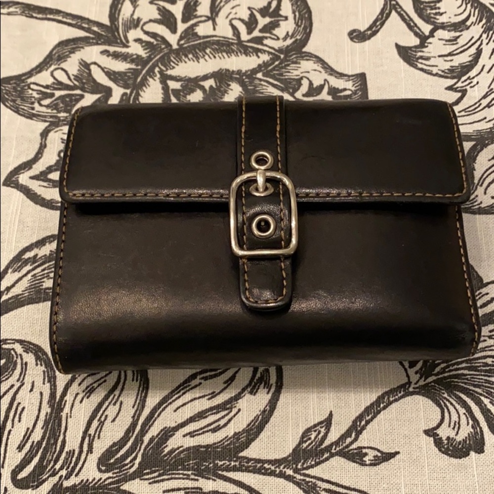 Coach Black Leather Wallet